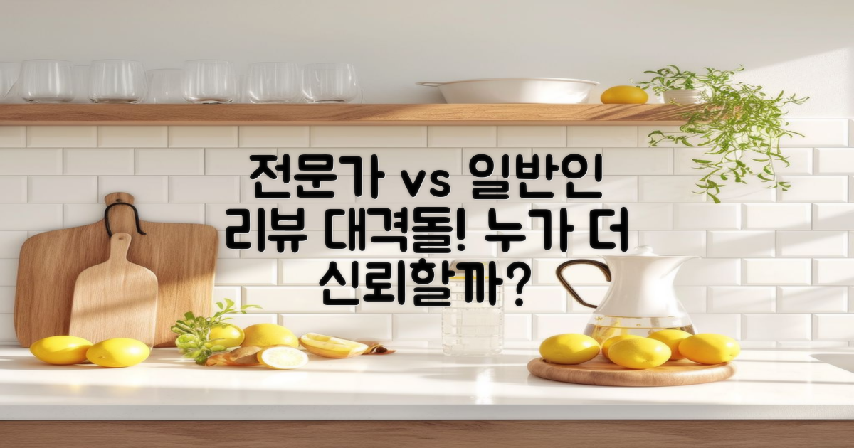 전문가 vs 일반인 리뷰