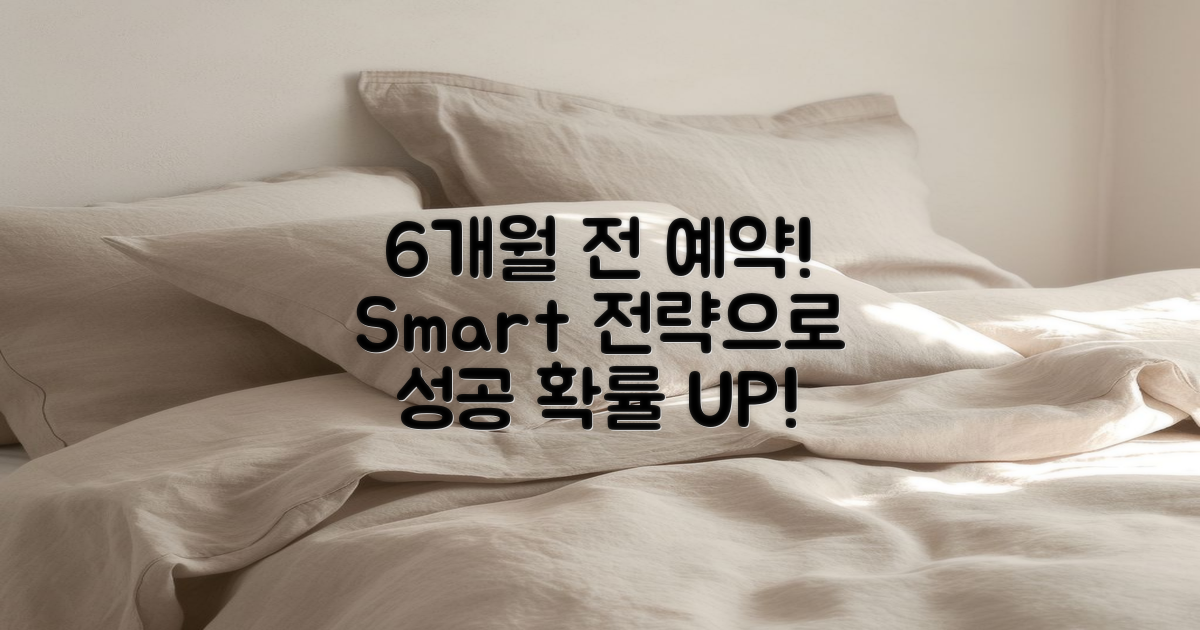 6개월 전 예약 전략