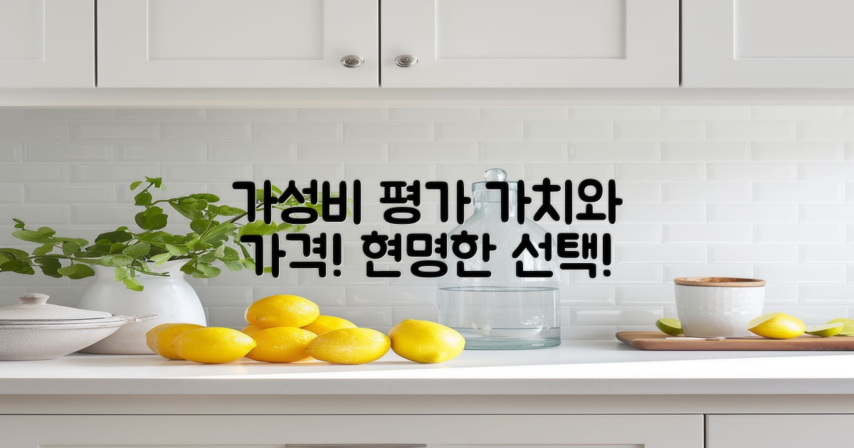 가격 대비 가치 평가