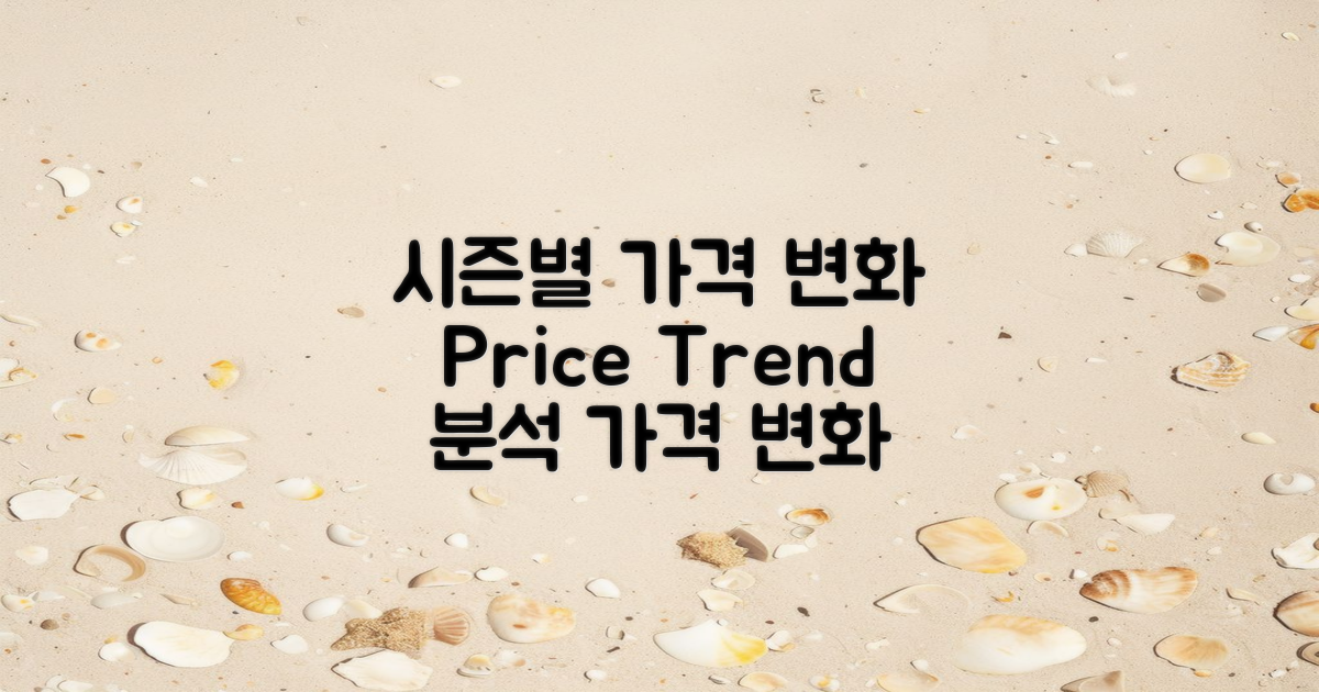 시즌별 가격 변화