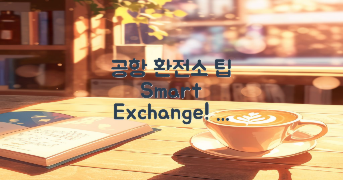 공항 환전소 이용 팁