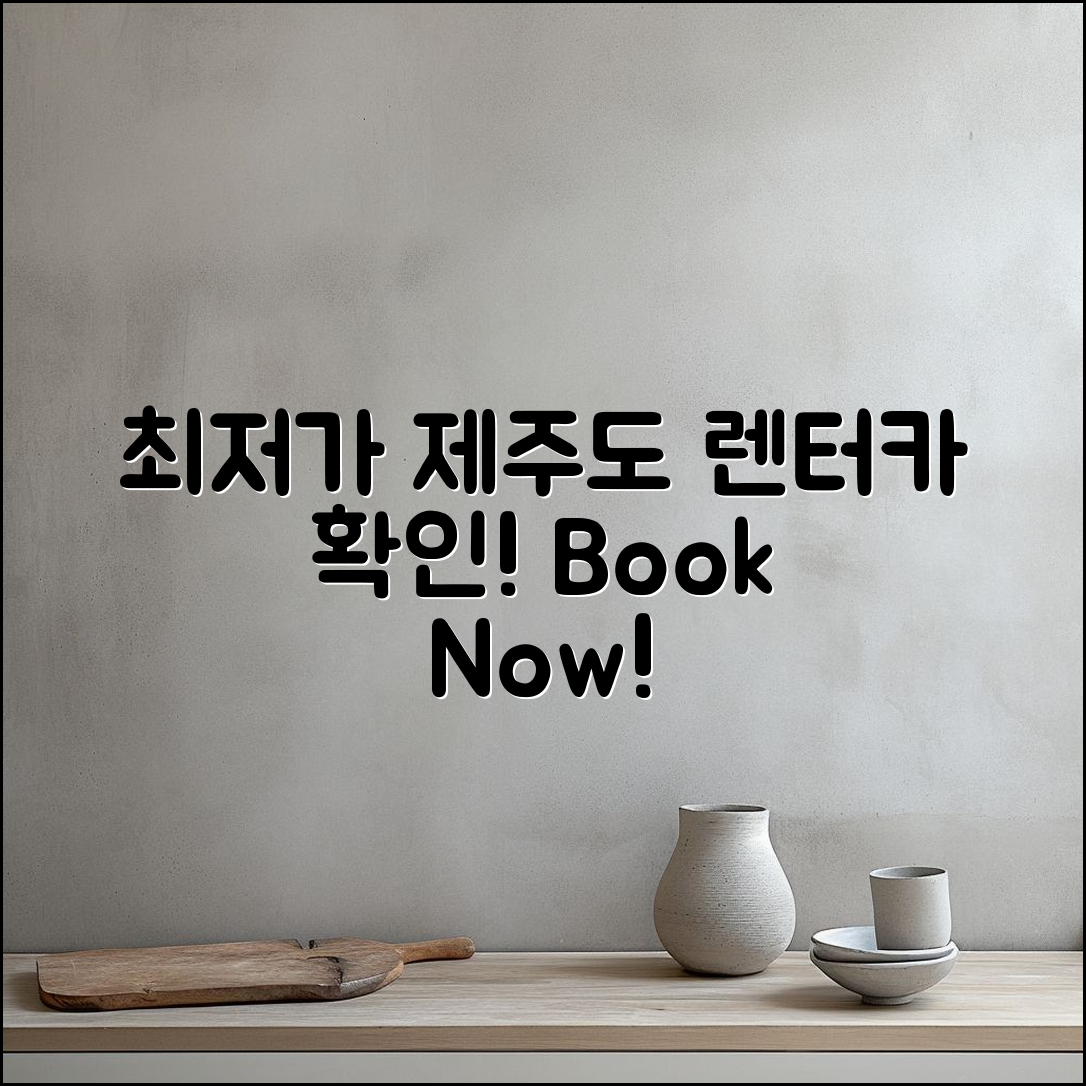 믿을 수 없는 제주도 렌터카 가격 비교 예약