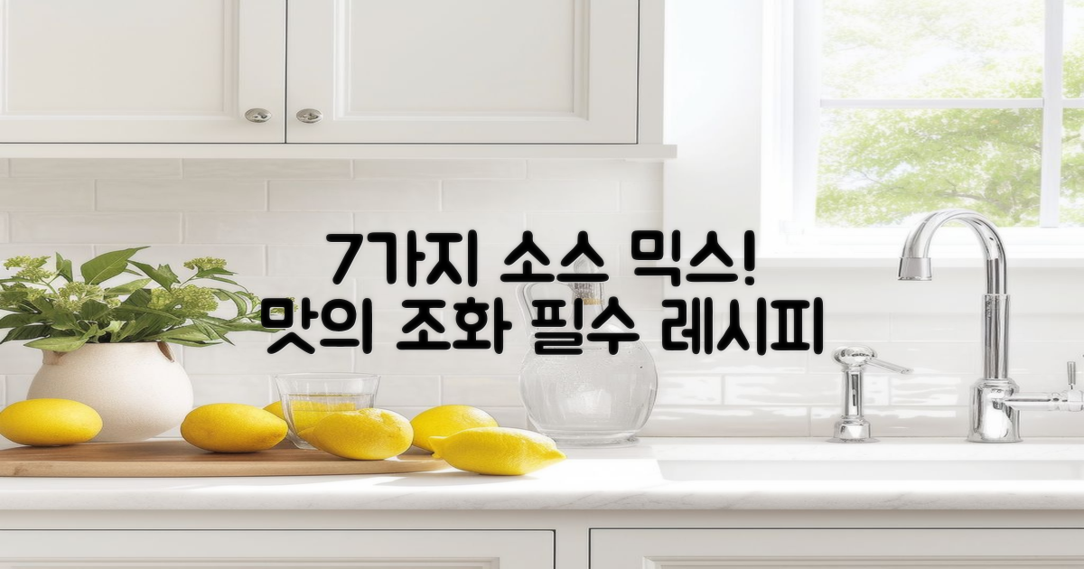 7가지 소스 조합