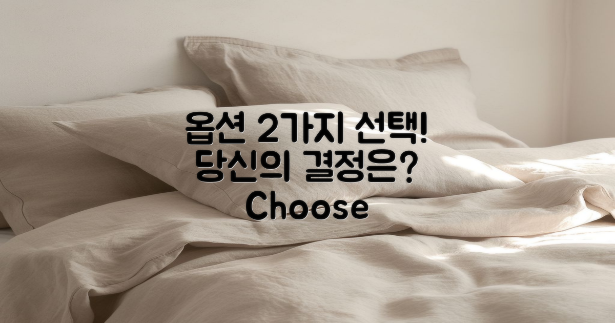 2가지 선택 가능한 옵션