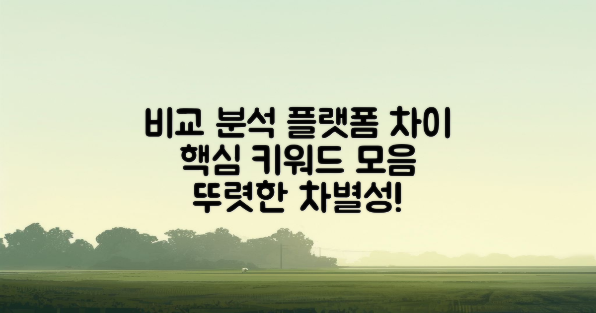 비교: 다른 플랫폼과의 차이