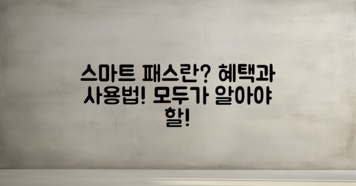 스마트 패스란 무엇인가?