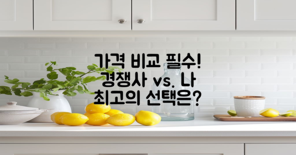 경쟁사와 가격 비교