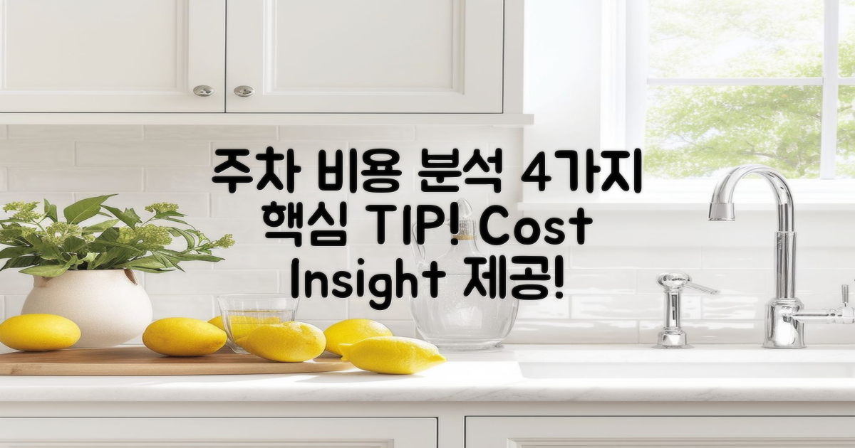 4가지 주차 비용 분석