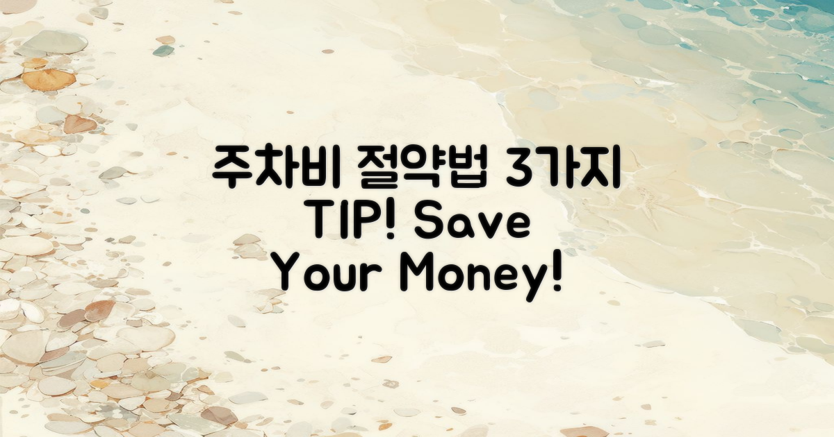 3가지로 알아보는 주차비 절약법