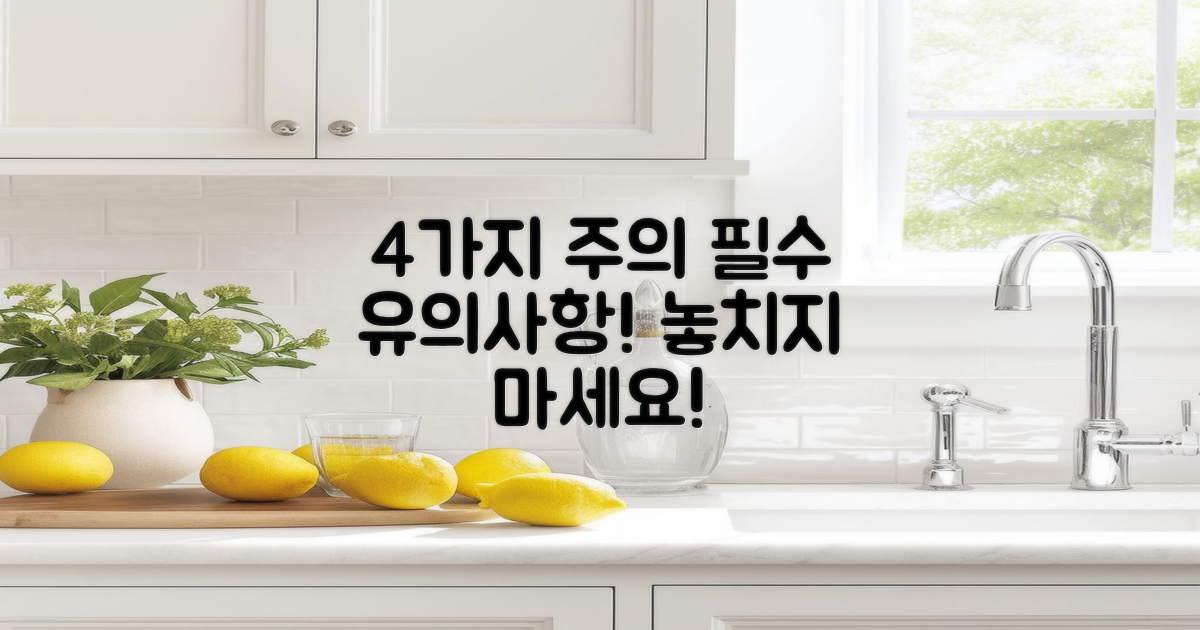 4가지 유의사항